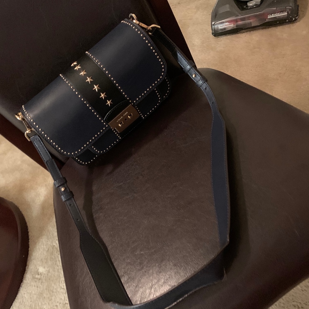 Sloan Editor Studded Leather Shoulder Bag